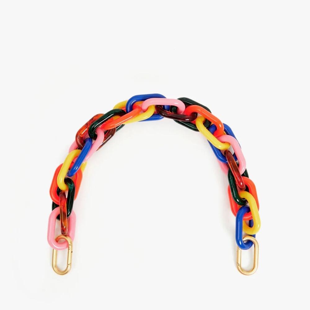 Clare V Multicolor Chain Strap